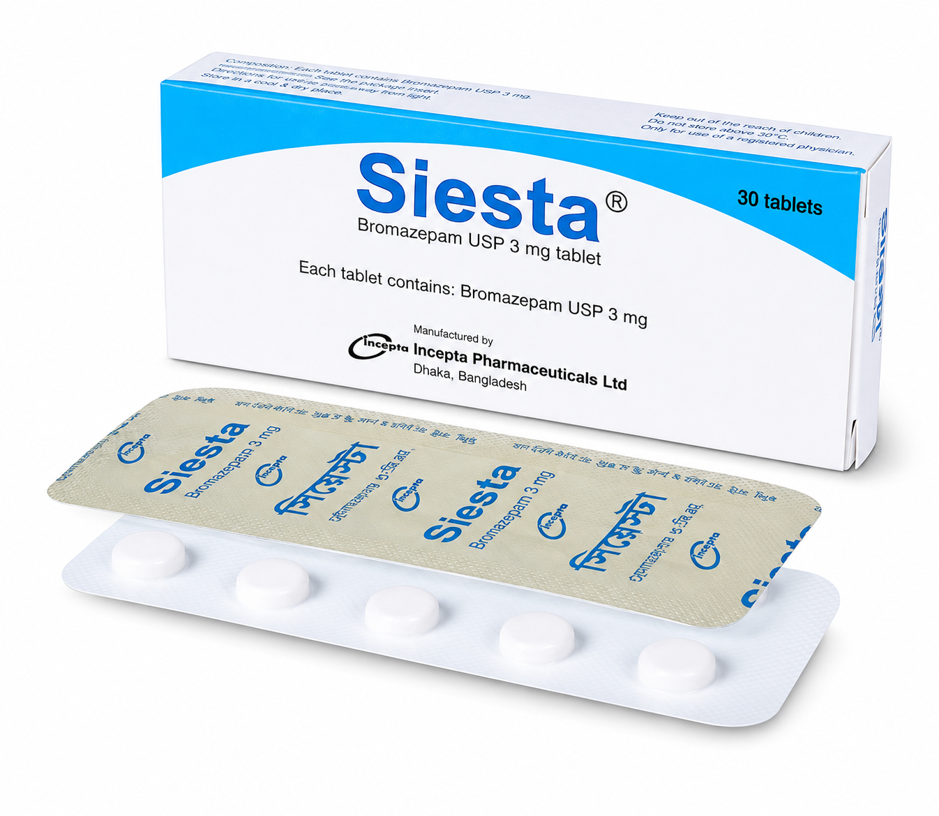 Bromazepam 3mg (siesta)