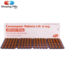 Lorazepam Tablets I.P 2mg (Ativan 2mg)
